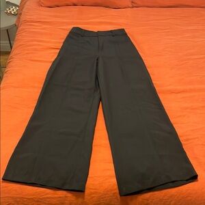 Wide-Leg Black Pants Size 2